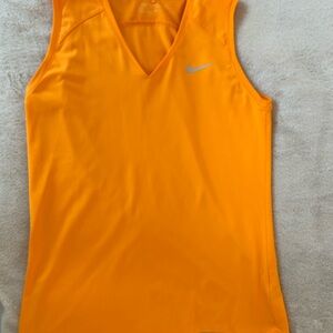 Nike Golf Vibrant Orange Dri-FIT Top